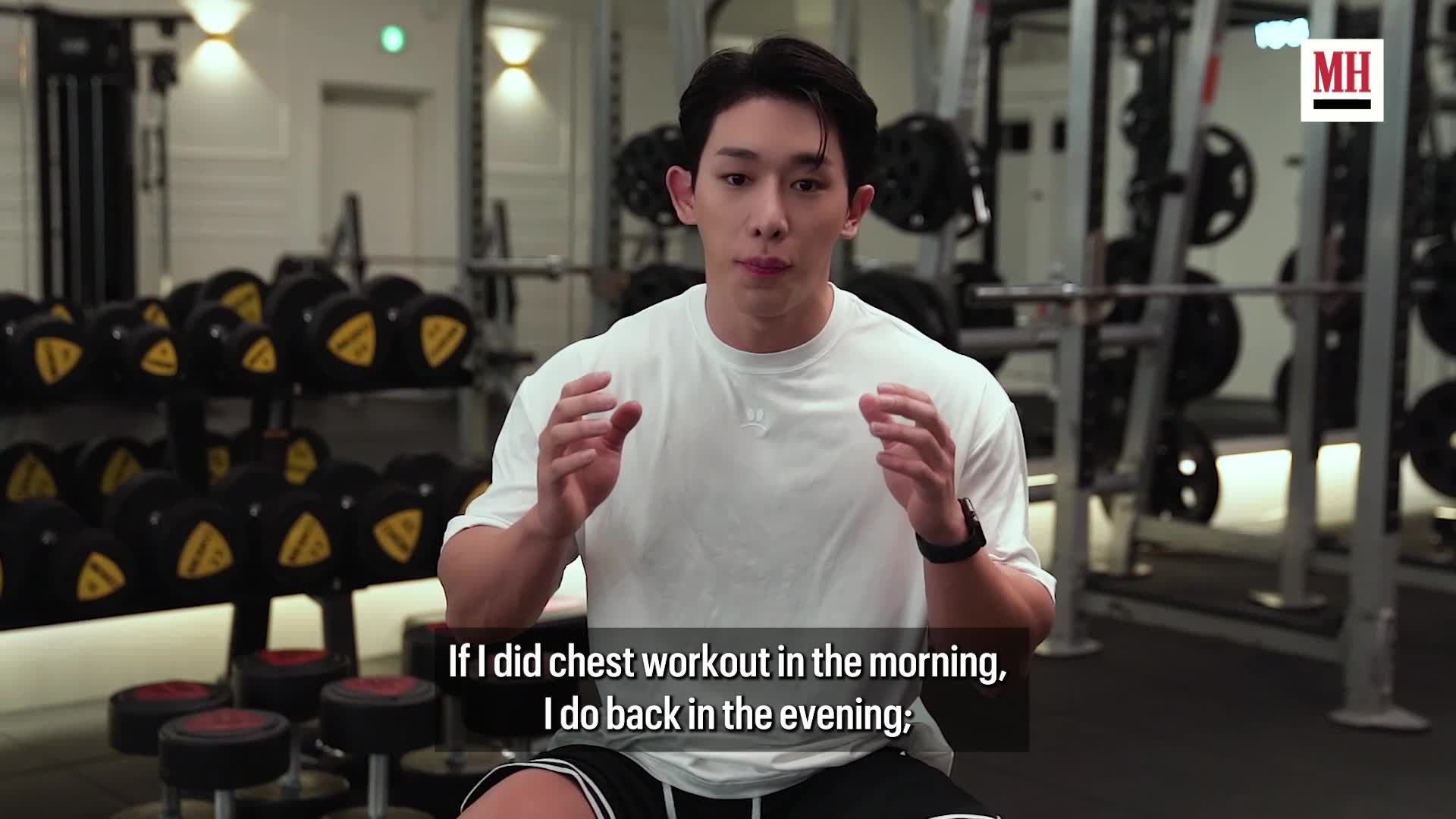 Morning discount chest workout