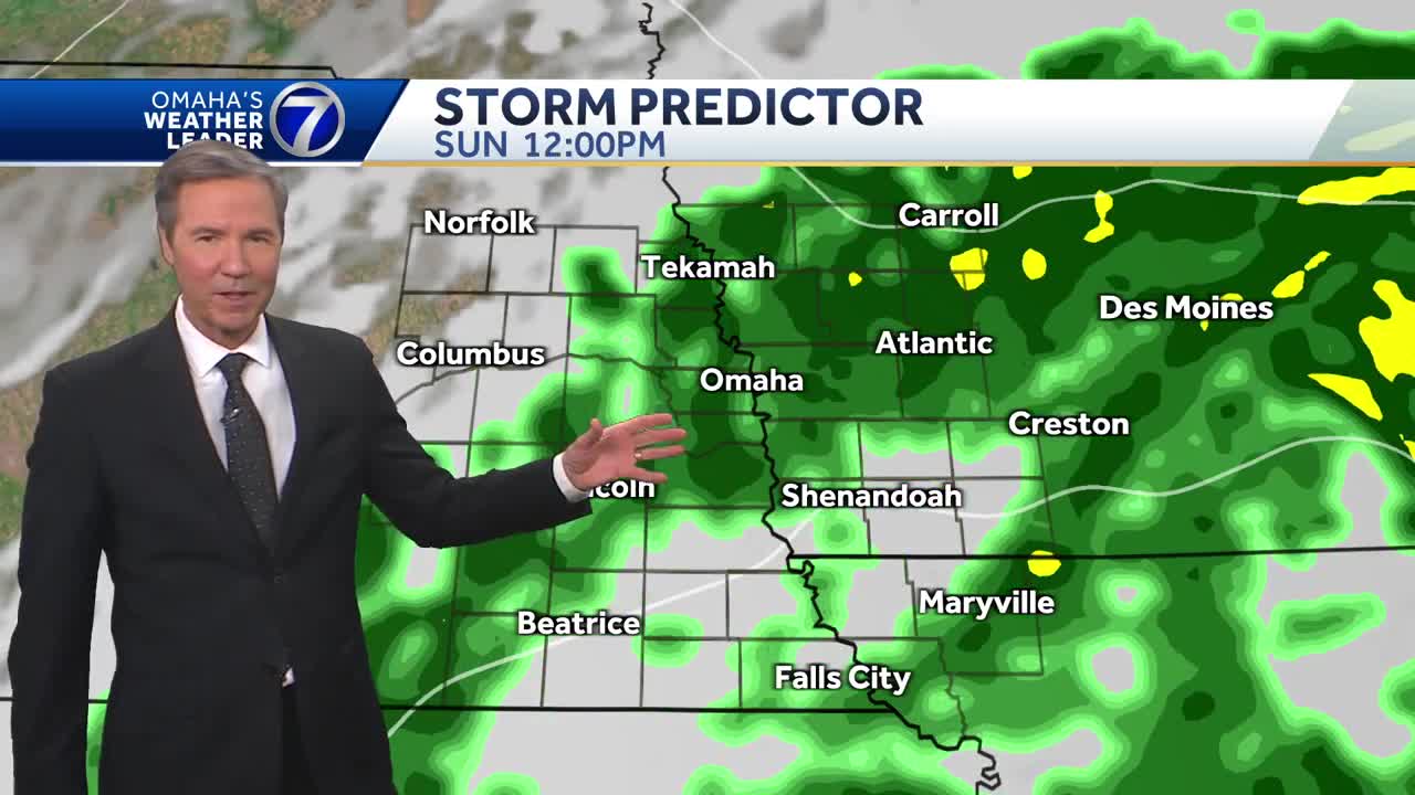 Rain dampens Easter in Omaha