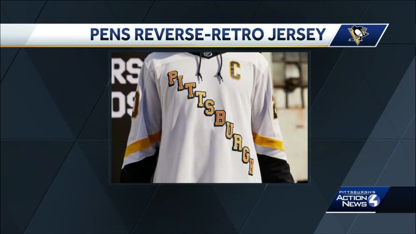Pittsburgh Penguins presents new white Diagonal reverse retro 4th