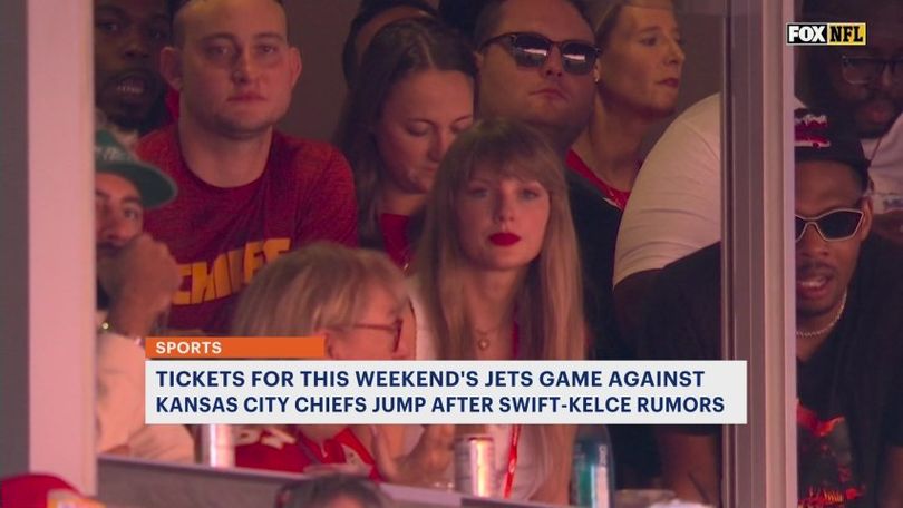 Jets ticket prices are surging on reports Taylor Swift is going to