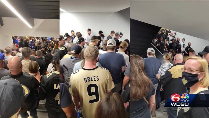 Stairs will still be the primary way for fans to exit Superdome