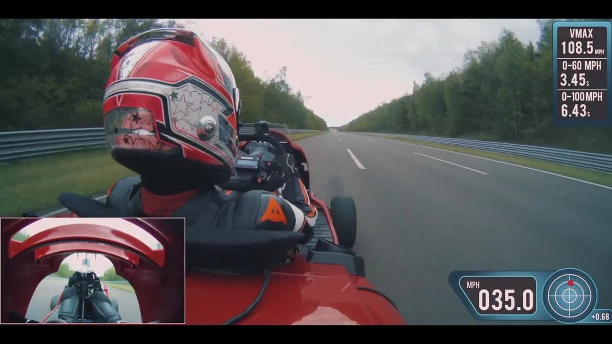 Vídeo: así acelera (y suena) un kart con el motor de una Honda CBR1000RR  Fireblade