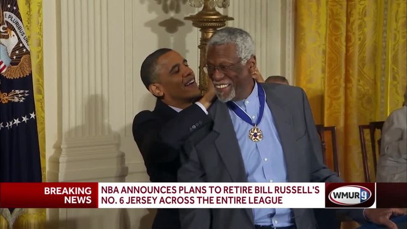 NBA retires Russell's No. 6 jersey permanently leaguewide