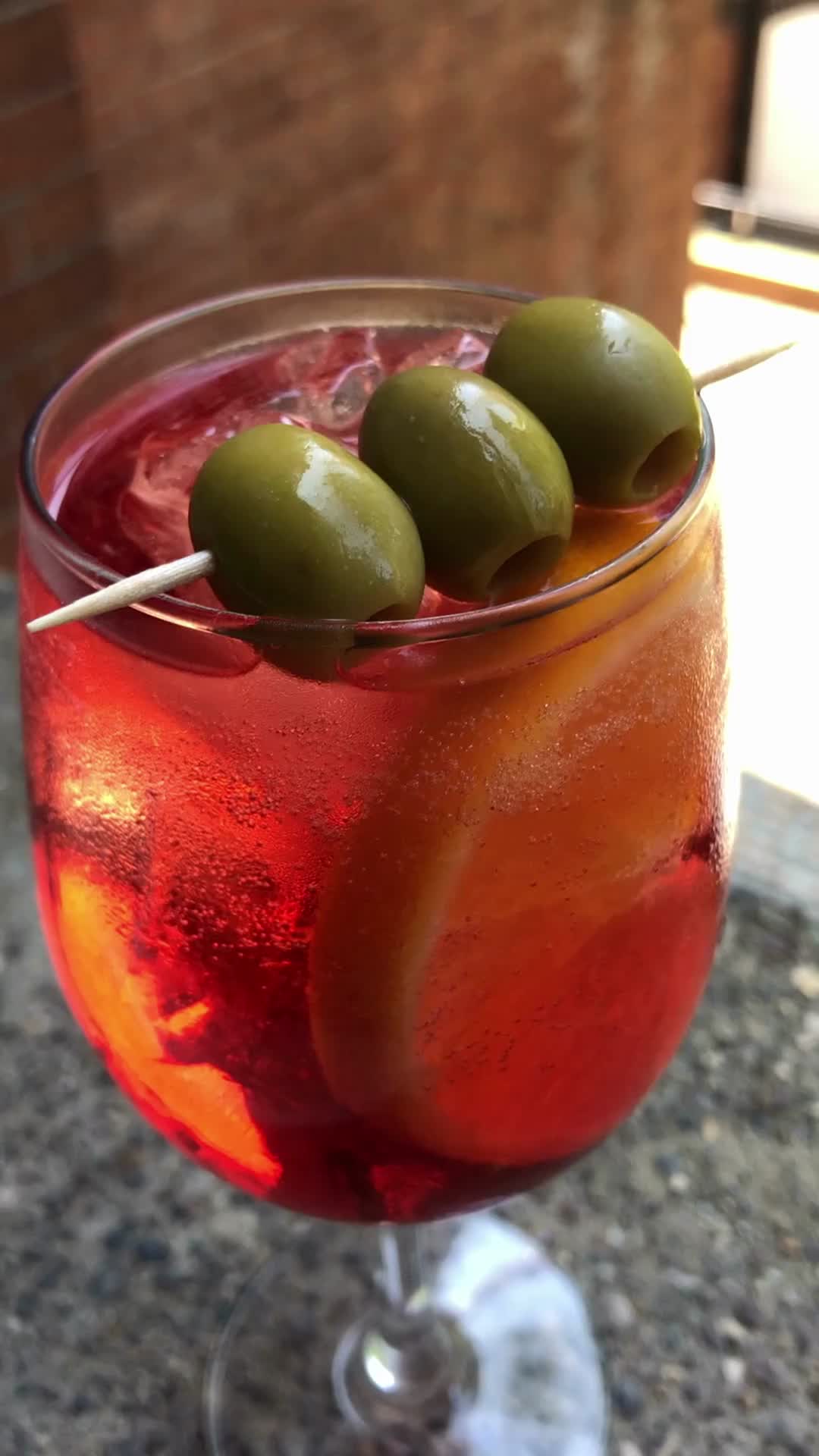 Video player poster image preview for Campari Spritz