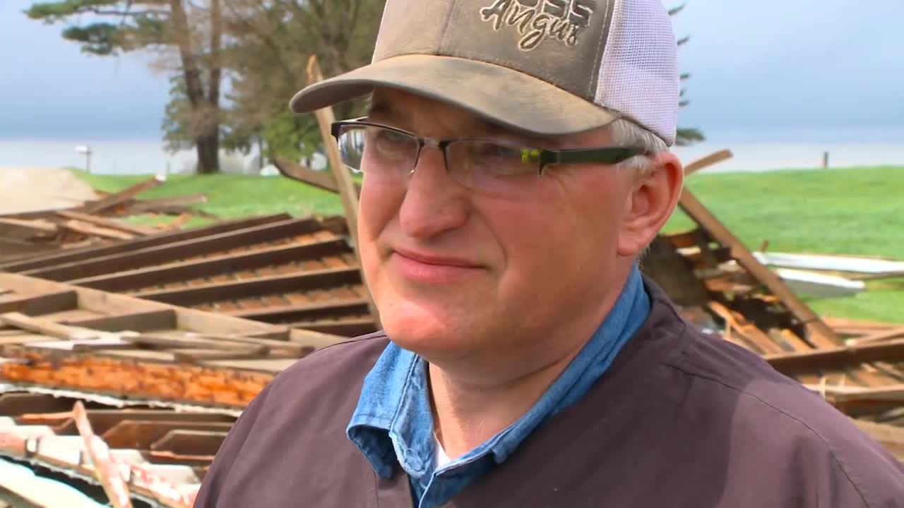 'Your barns are gone': Dallas County man talks about Tuesday's storm damage