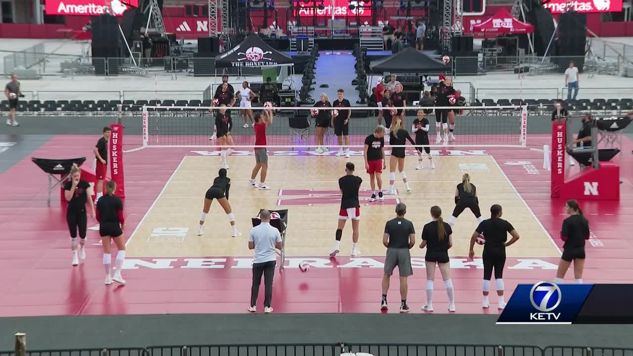 Nebraska Volleyball Day sights and sounds