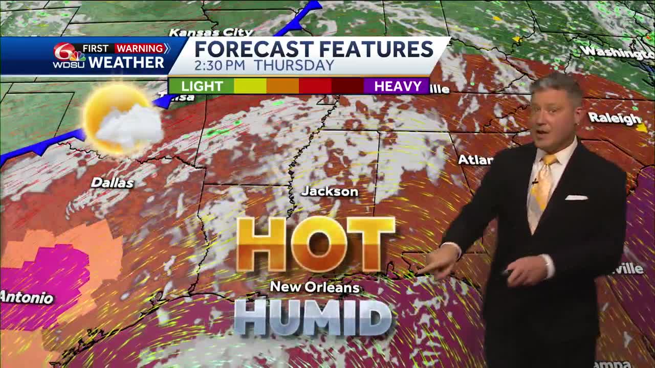 Tracking early season summer heat in your New Orleans weather forecast