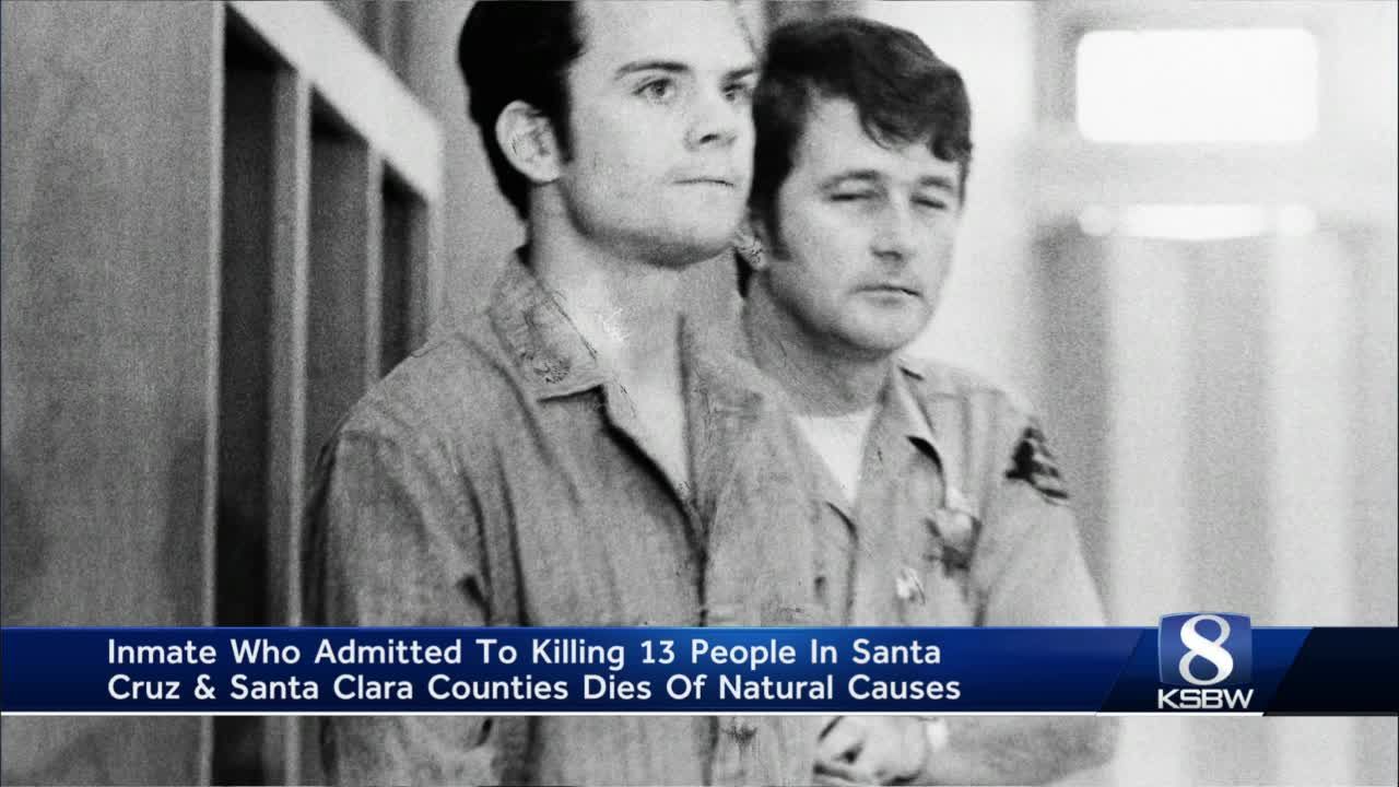 California inmate who admitted 13 murders around Santa Cruz dies