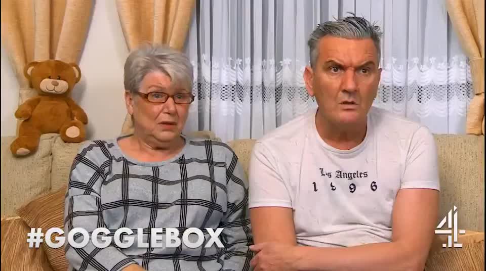 preview for Gogglebox stars surprised by coronavirus guideline (Channel 4)