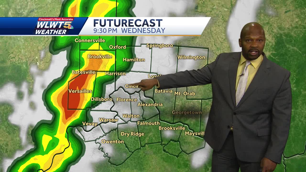 Late Evening Storm Threat In Cincinnati