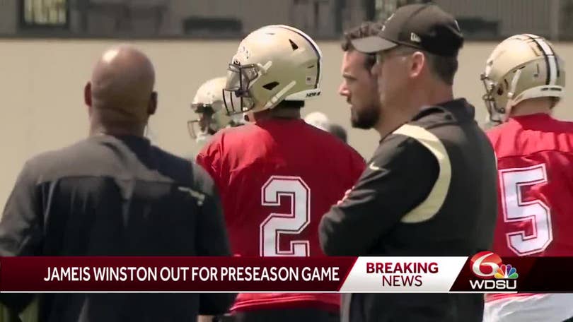 Jameis Winston works in New Orleans Saints' preseason win 