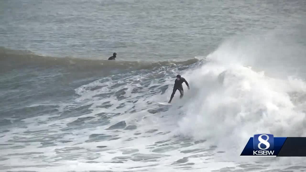 High surf warning prompts Santa Cruz Wharf closure