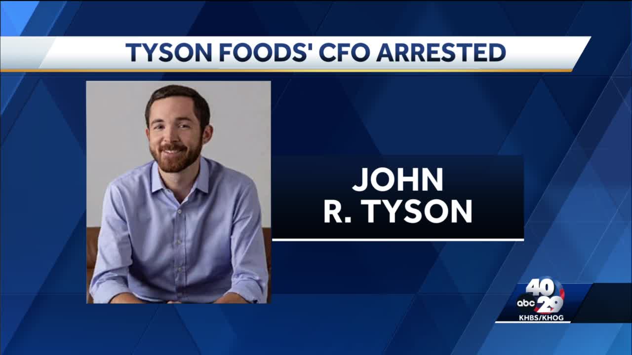 What did John Tyson do? Tyson Foods CFO arrested for public