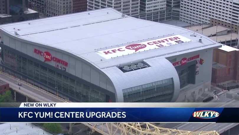 KFC Yum! Center installs new basketball and volleyball court