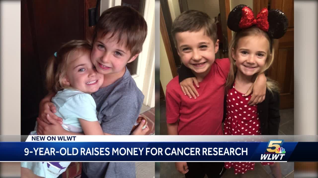 9-year-old raises money for cancer research in honor of brother