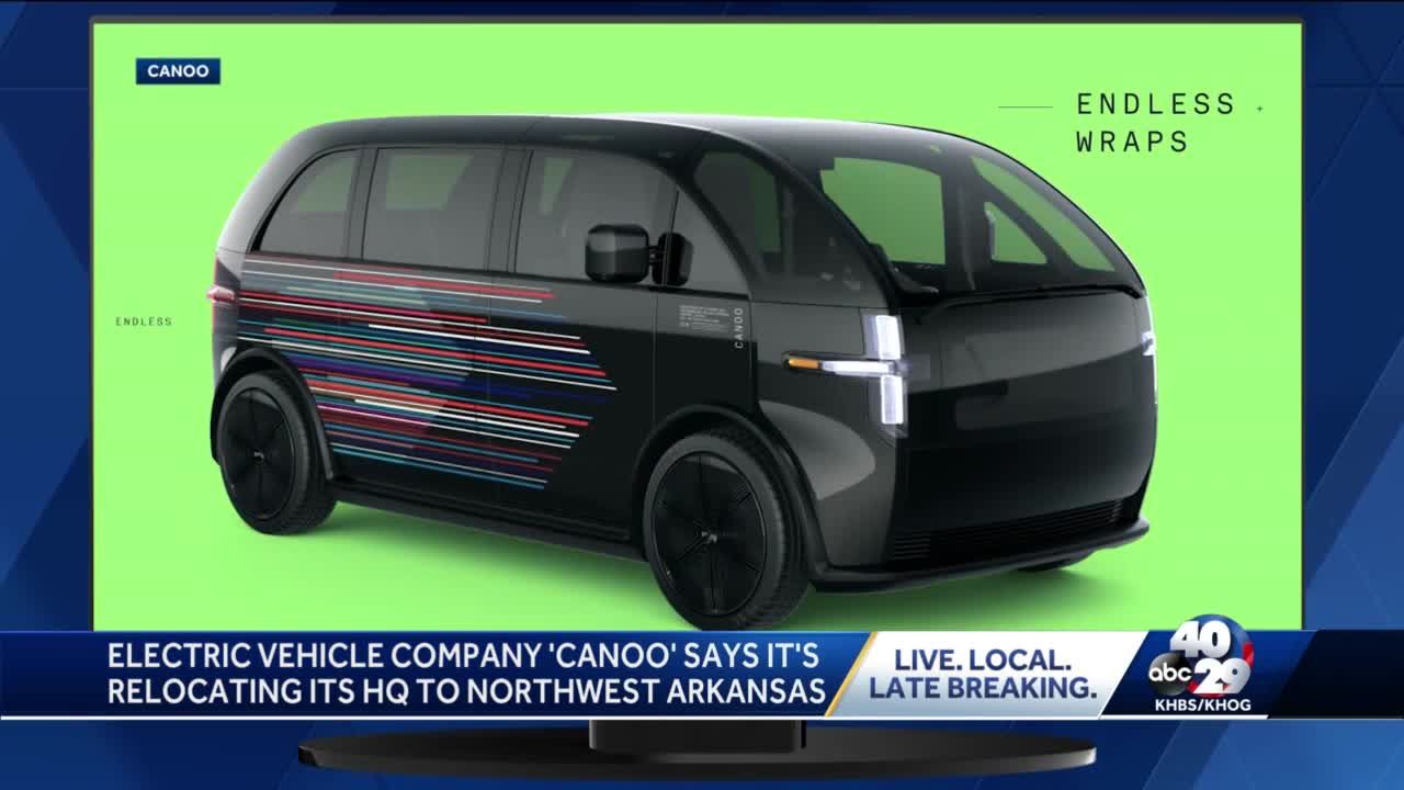 Electric vehicle company Canoo moving headquarters to Bentonville