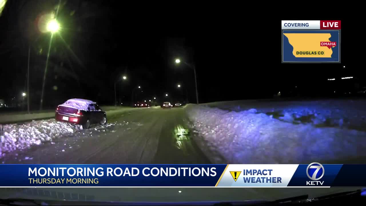 Road conditions Thursday morning