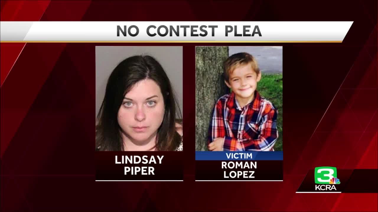Roman Lopez’s stepmother Lindsay Piper pleads no contest in death of 11-year-old