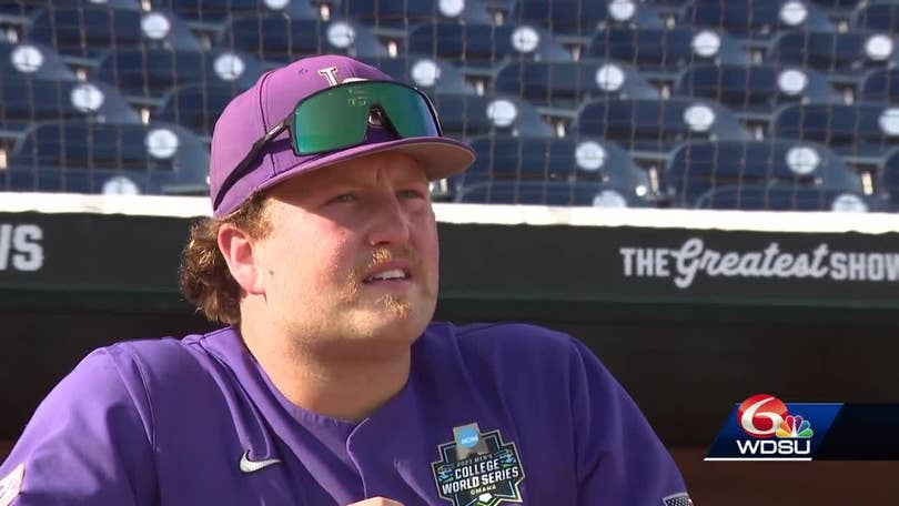 Floyd fans 17 and Beloso's HR in 11th gives LSU a 4-3 win over Florida in Game  1 of the CWS finals