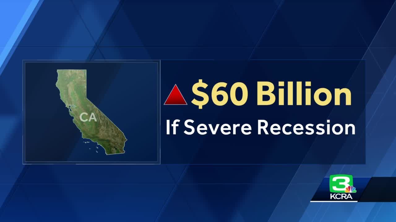 California budget shortfall could triple if recession hits, state