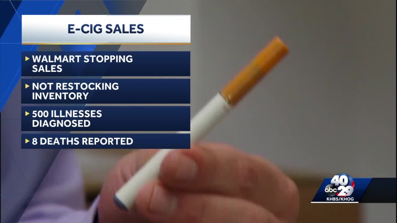 Walmart to stop selling electronic cigarettes at its stores