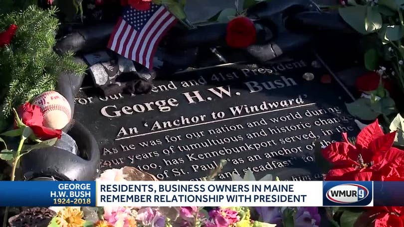 George H.W. Bush remembered in Kennebunkport as a local at heart