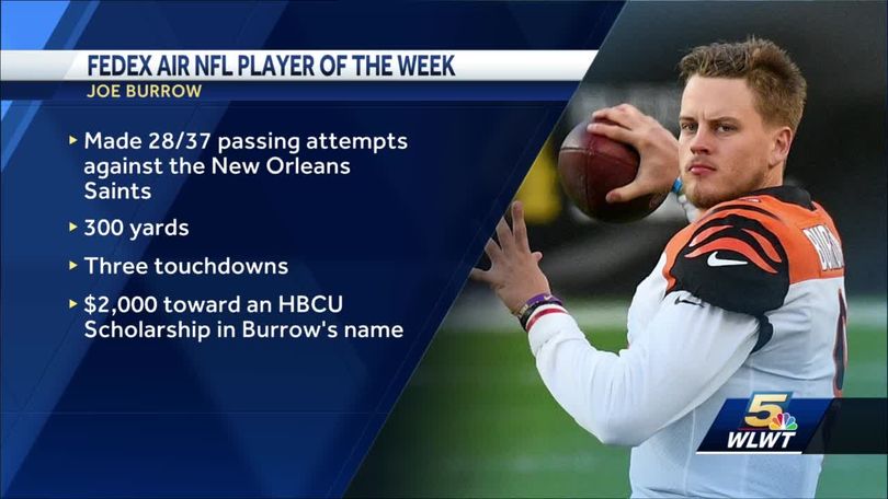 Joe Burrow named NFL Air Player of the Week: Bengals News - Cincy Jungle