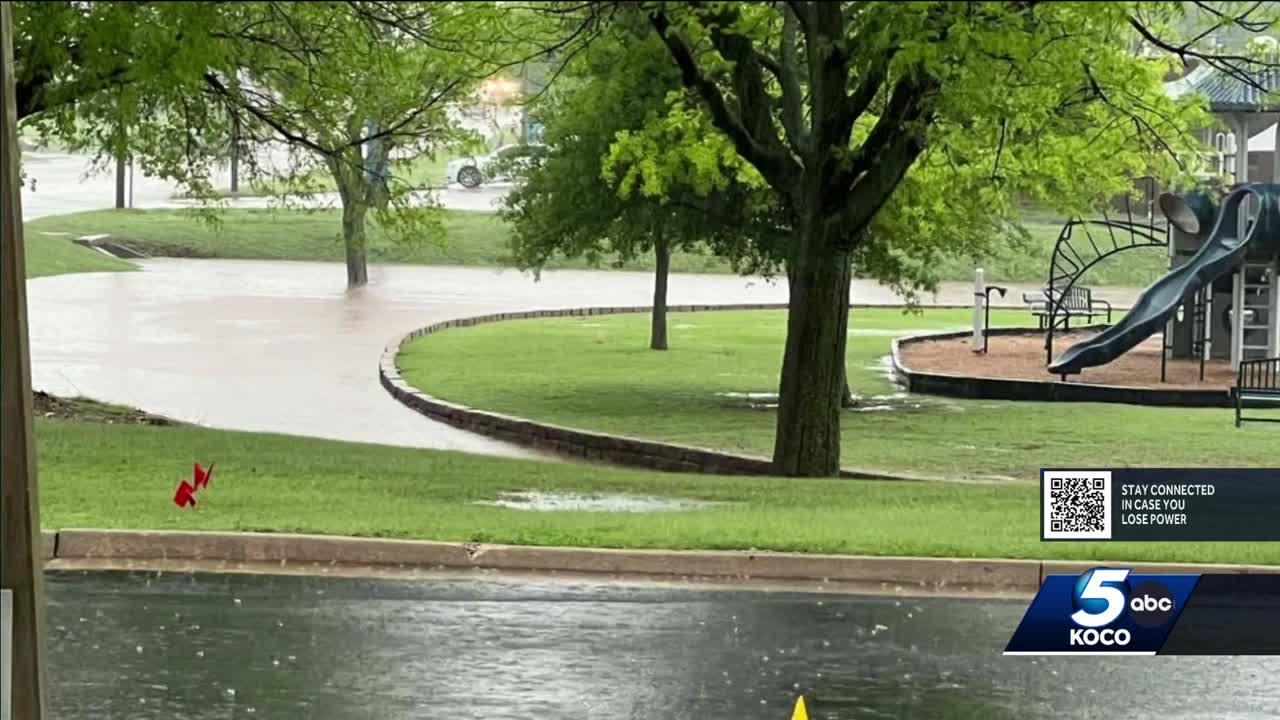 Storms cause flooding, road closures in Moore