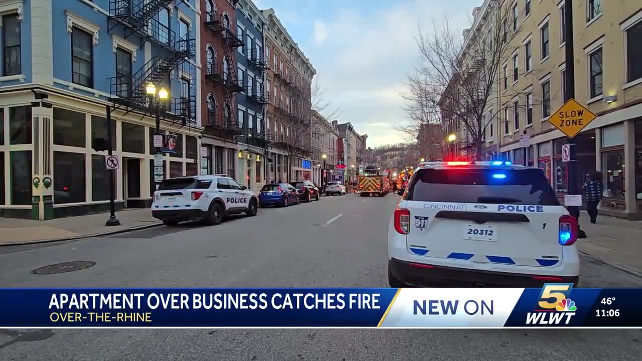 Dozens of firefighters respond to put out fire at Over-the-Rhine apartment