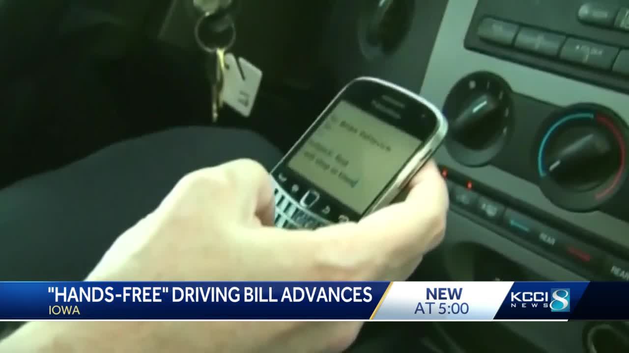 Bill banning 'hands-free' cell phone use while driving passes Iowa Senate