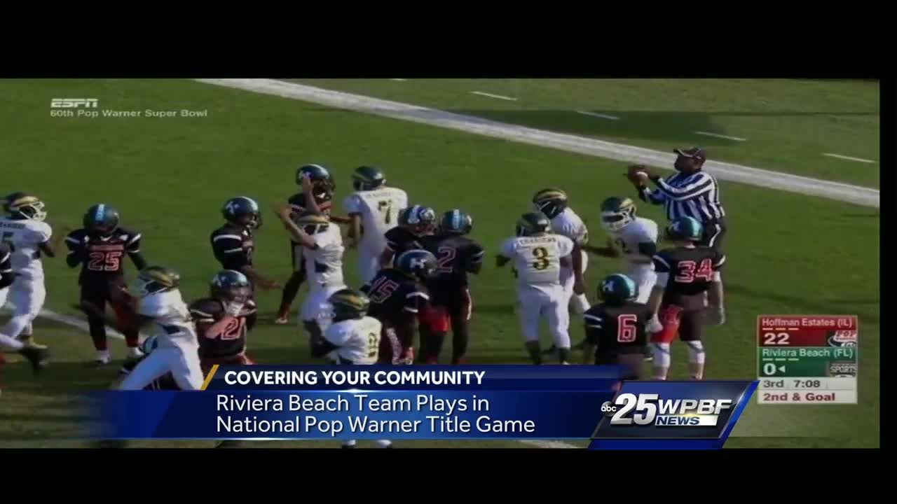 Riviera Beach team plays in national pop warner title game