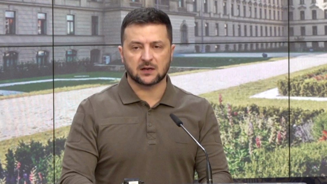 preview for Ukrainian President Reestablishes Request for Long-Range Weaponry to Fight Russia