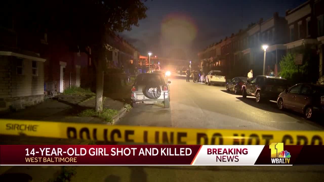 14-year-old girl fatally shot in west Baltimore