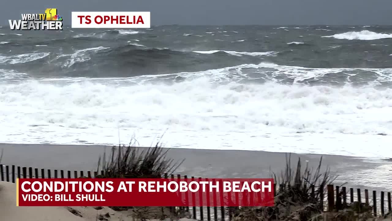 Ophelia's impact at Rehoboth Beach
