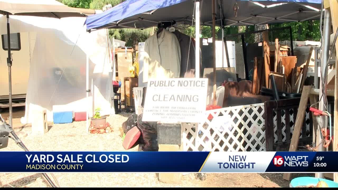 Madison County Resident Forced To Shut Down Yard Sale