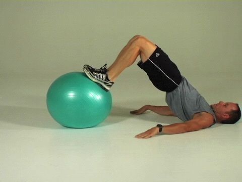 preview for Stability Ball Leg Curl