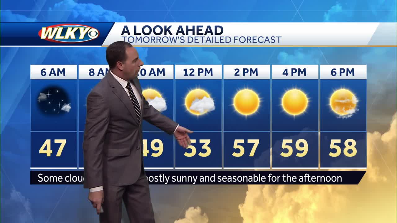 More sunshine and seasonable temps Saturday