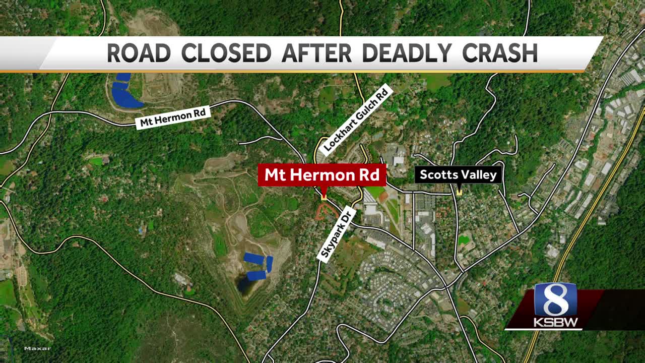 Deadly crash in Scotts Valley