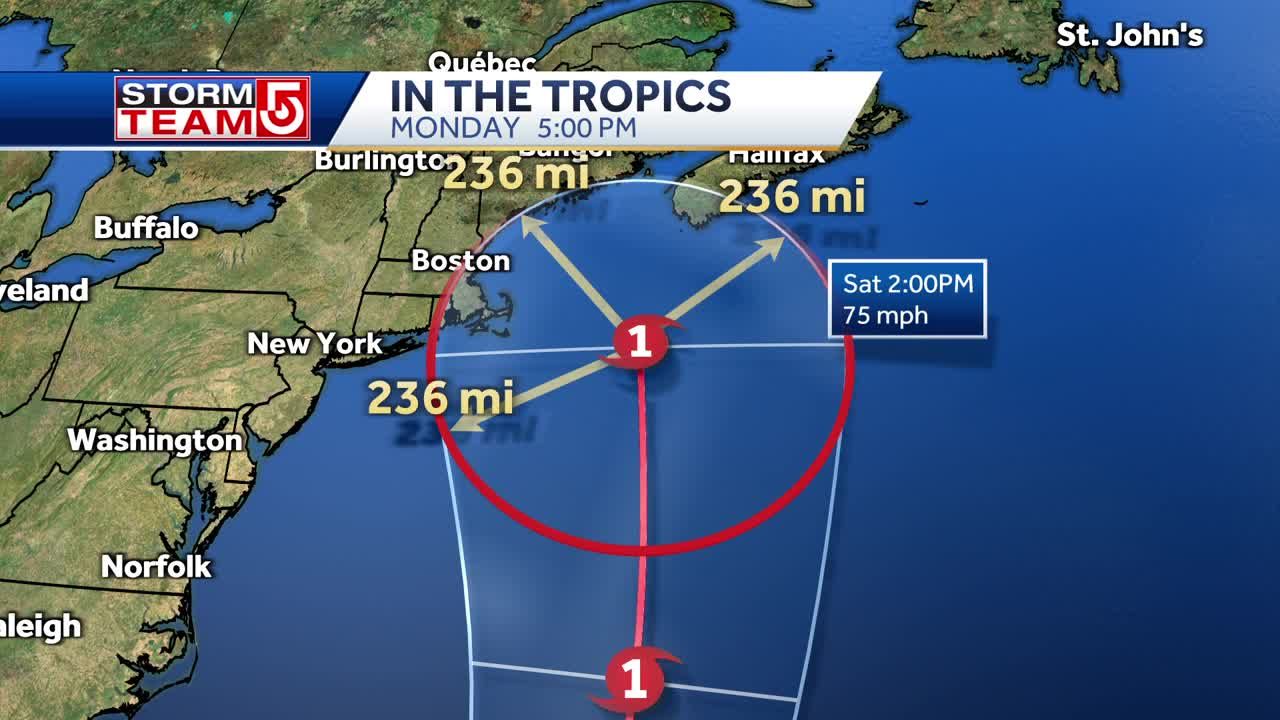 Video Hurricane Lee continues its path toward New England - ABC News