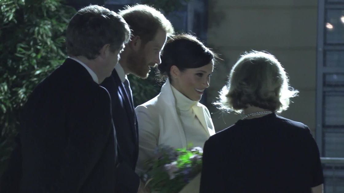 preview for Prince Harry and Meghan Markle Arrive at Gala Performance of 'The Wider Earth'