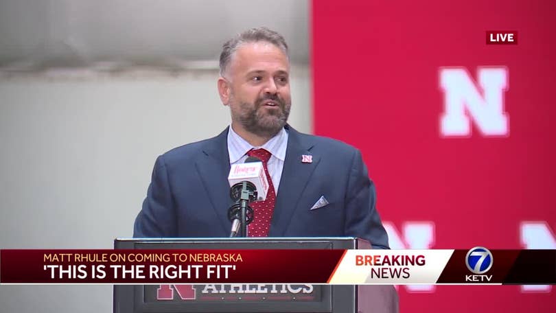 Matt Rhule gives passionate speech during Nebraska practice