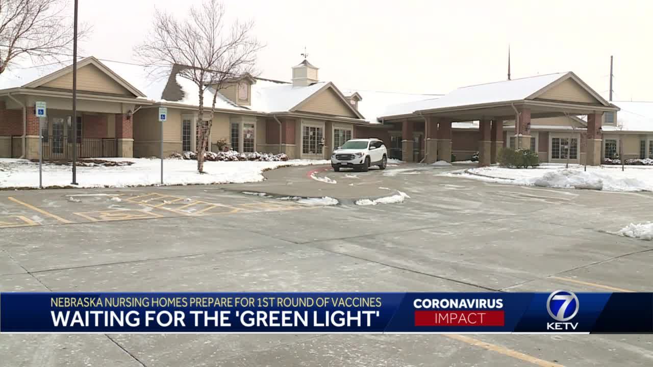 Waiting for green light Nebraska nursing homes prepare for first