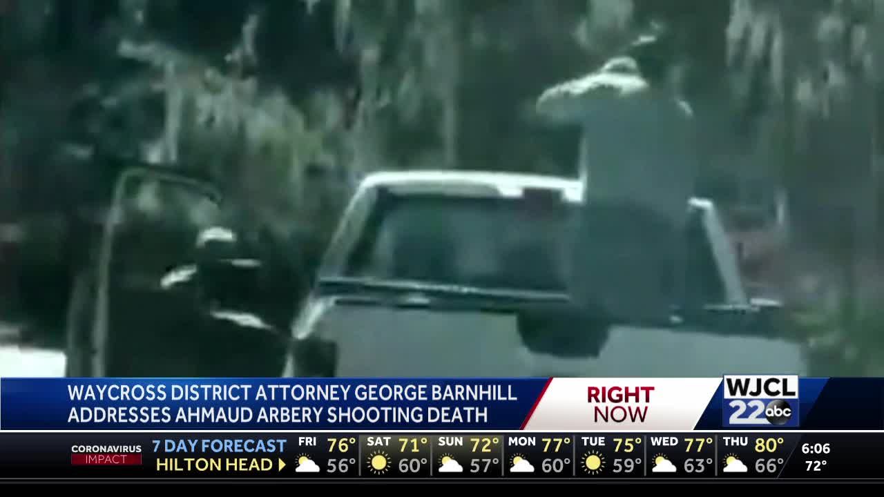 Waycross Judicial District Attorney George Barnhill Addresses Ahmaud Arbery Shooting Death