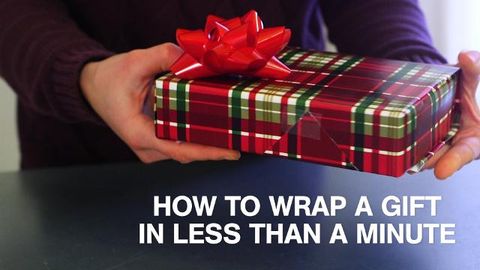 preview for How To Wrap A Gift In Less Than A Minute
