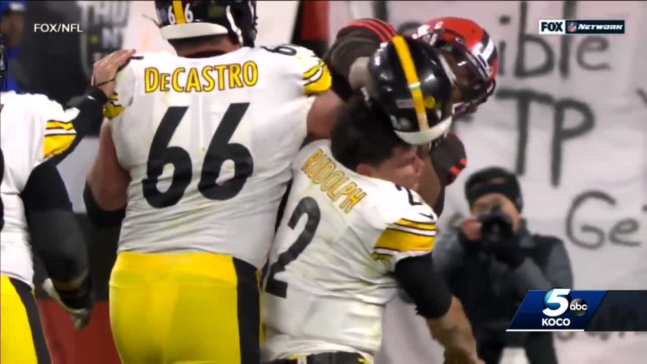 Steelers QB Rudolph fined $50,000 for brawl with Browns DE Myles