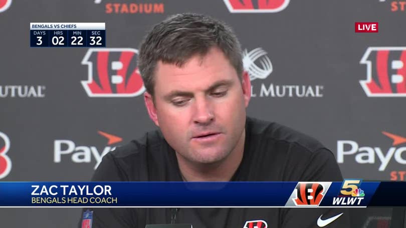 Bengals head coach Zac Taylor gives update on Alex Cappa injury