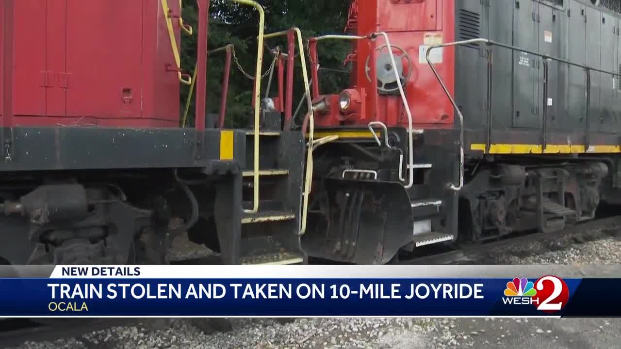 Train stolen, taken on 10-mile joyride, officials say