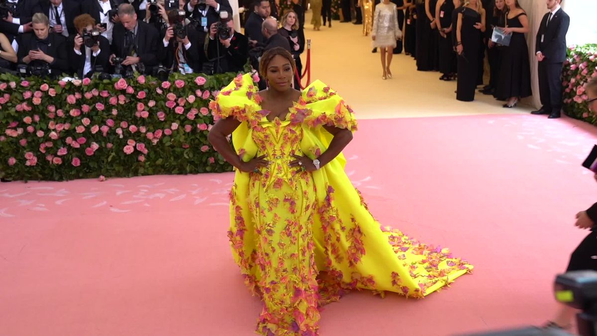 preview for Serena Williams on the 2019 Met Gala red carpet