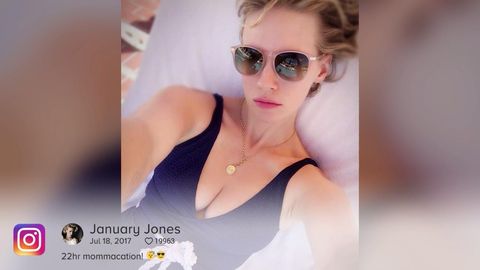 preview for Predictably, January Jones Has Sicker Beach Style Than Anyone