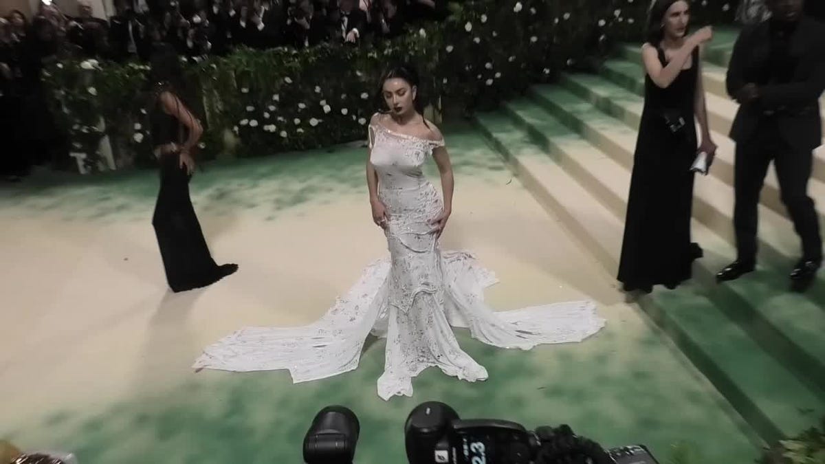 preview for Charli XCX arriving at the 2024 Met Gala